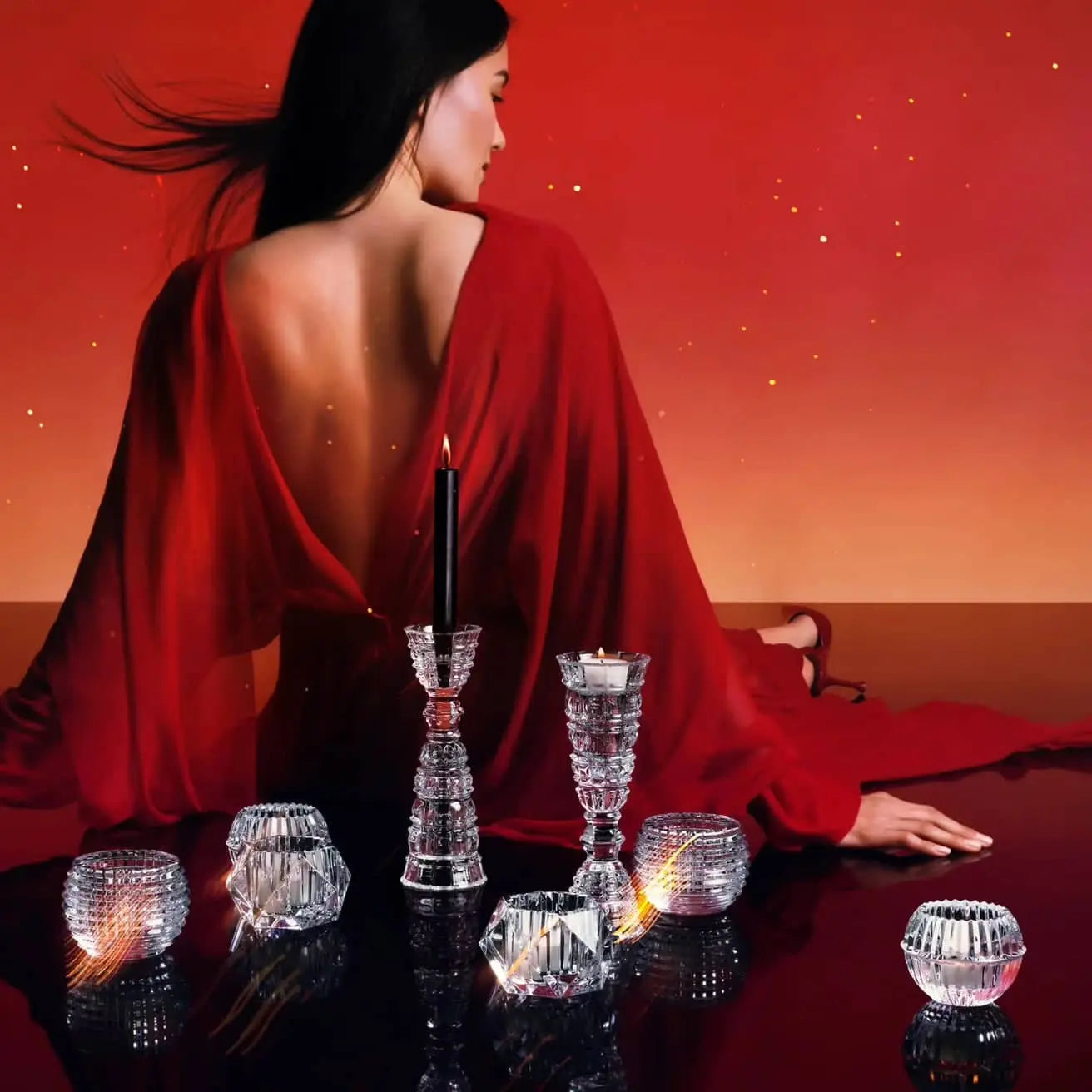 Baccarat Mille Nuits Votive Clear Crystal Votive by Baccarat at FormFluent Sydney, Australia