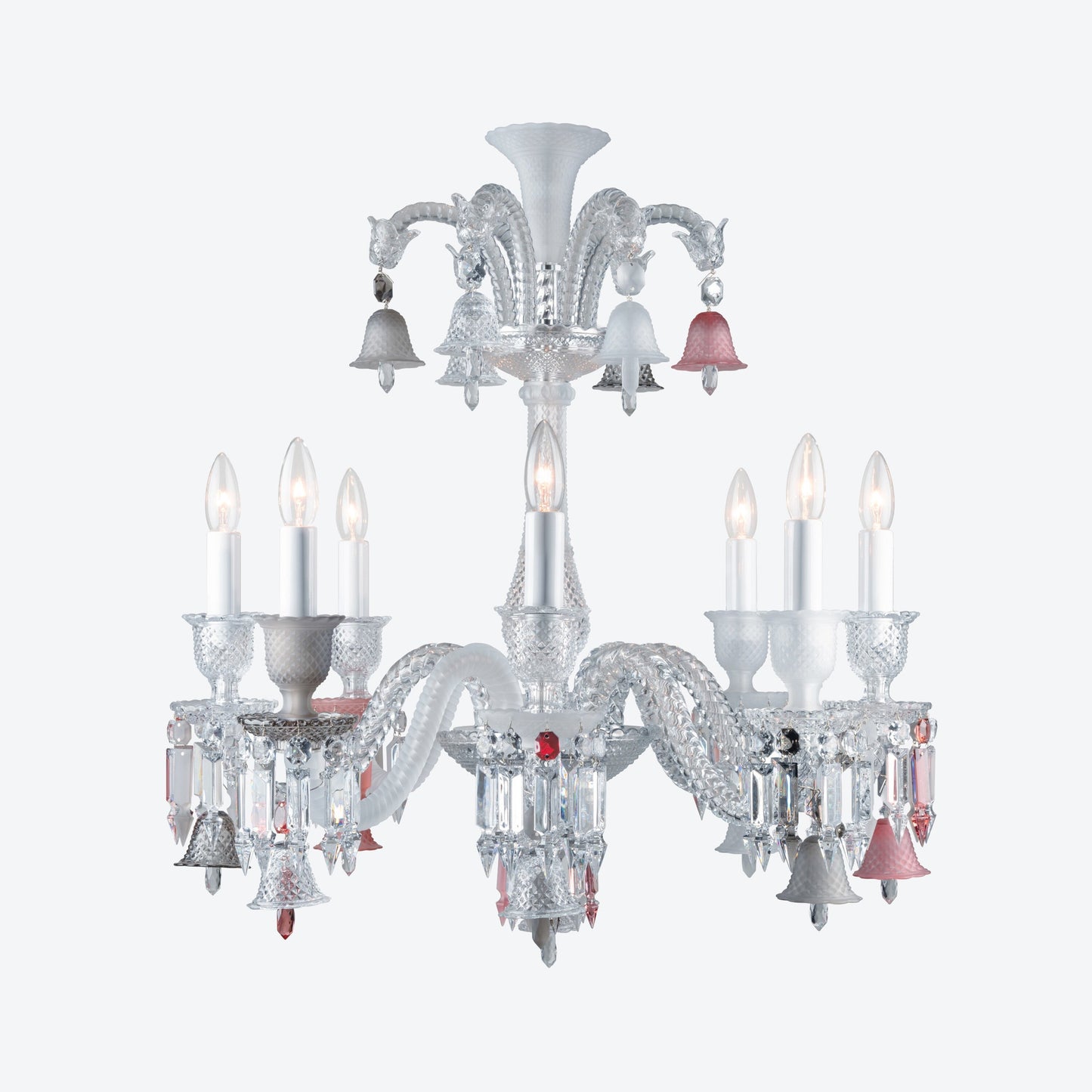 Buy Authentic Baccarat Baccarat Zénith Flou Je te Vois Flou Chandelier (8L) Lighting - FormFluent Sydney Australia
