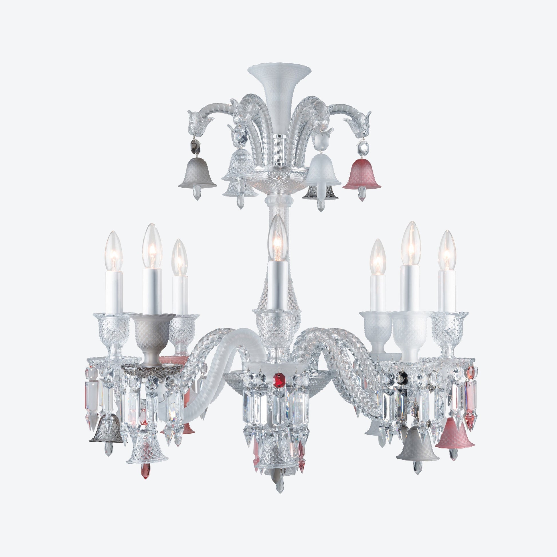 Buy Authentic Baccarat Baccarat Zénith Flou Je te Vois Flou Chandelier (8L) Lighting - FormFluent Sydney Australia