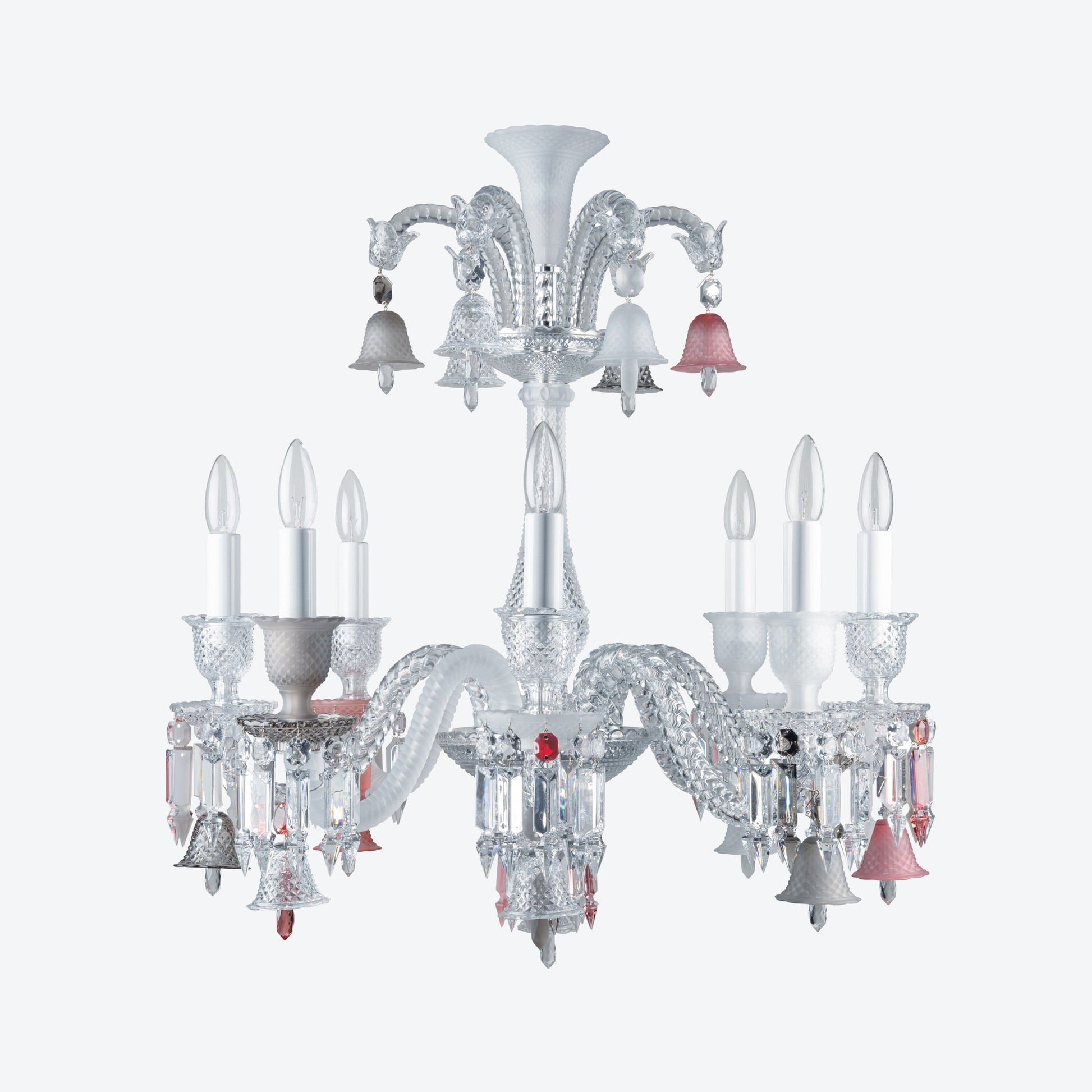 Buy Authentic Baccarat Baccarat Zénith Flou Je te Vois Flou Chandelier (8L) Lighting - FormFluent Sydney Australia
