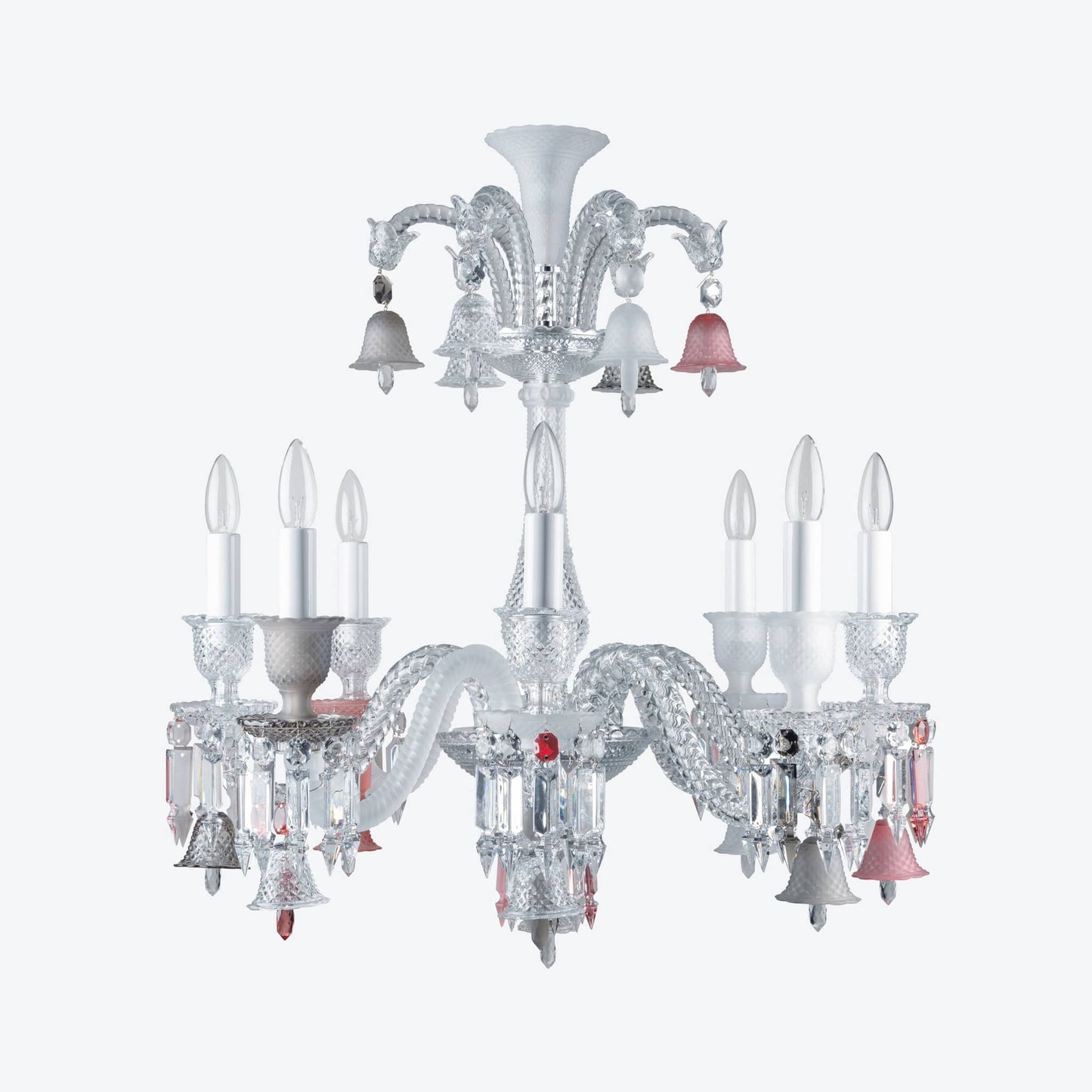 Baccarat Zénith Flou Je te Vois Flou Chandelier (8L) Lighting by Baccarat at FormFluent Sydney, Australia
