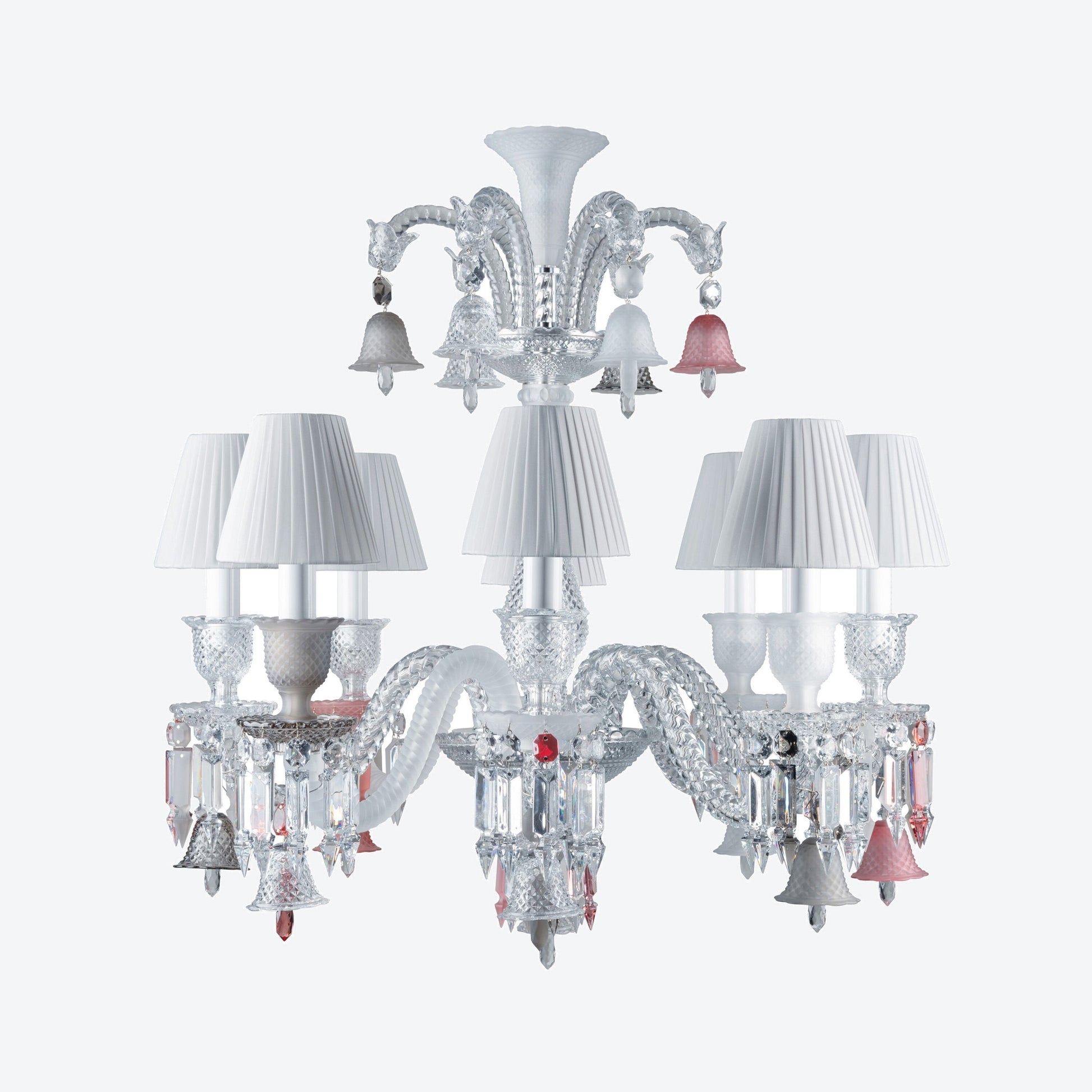 Buy Authentic Baccarat Baccarat Zénith Flou Je te Vois Flou Chandelier (8L) Lighting - FormFluent Sydney Australia