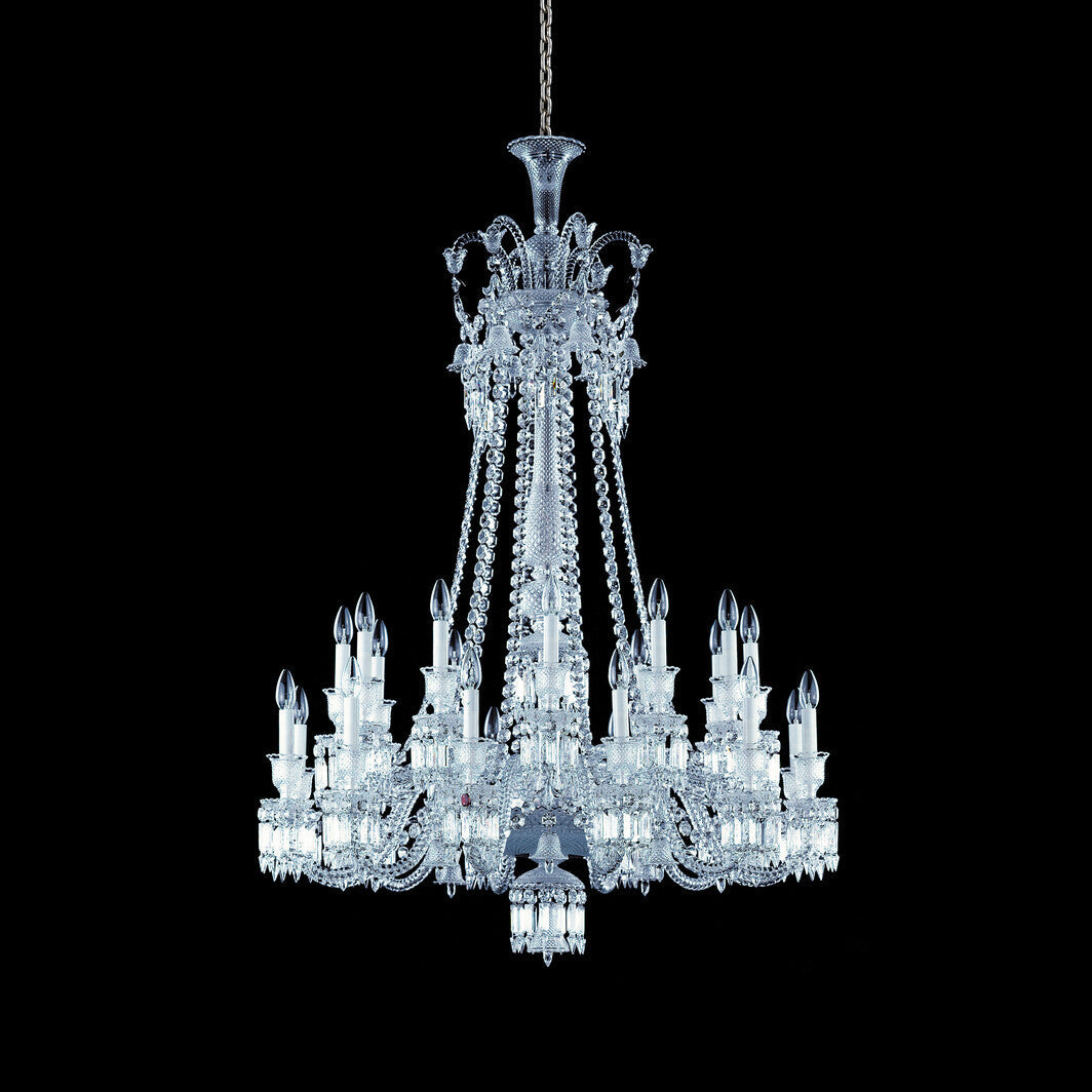 Baccarat Zénith Chandelier Long (24L) Lighting - FormFluent Sydney Australia