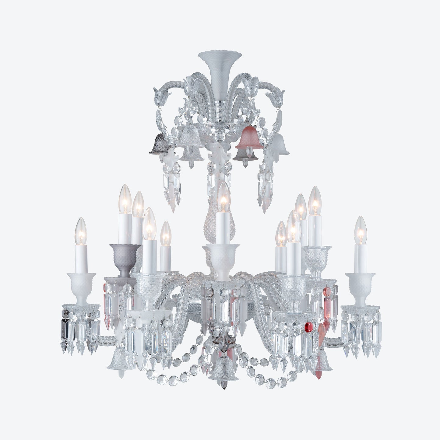 Buy Authentic Baccarat Baccarat Zénith Flou Je te Vois Flou Chandelier (12L) Lighting - FormFluent Sydney Australia