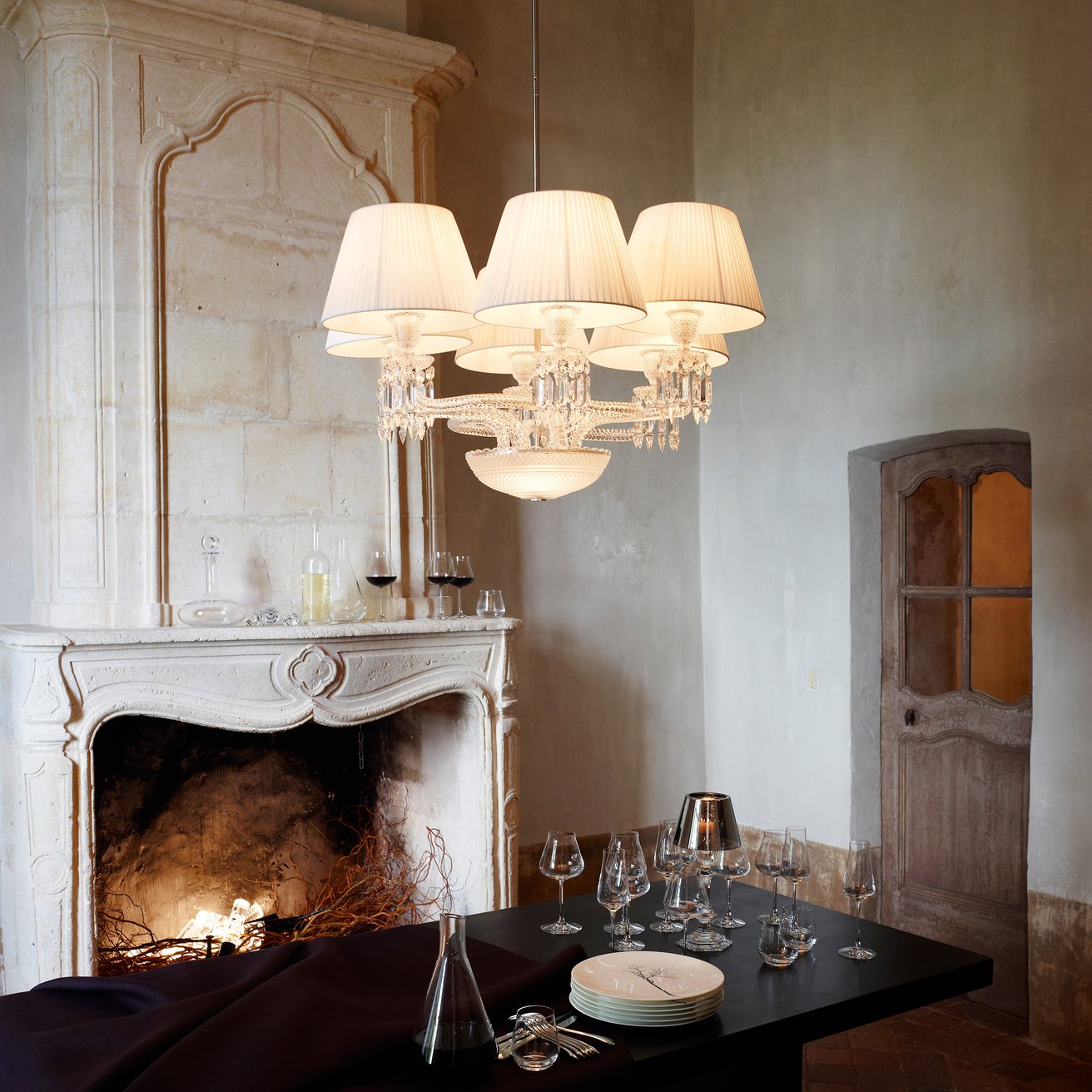 Buy Authentic Baccarat Baccarat Tourbillon Chandelier (6L) Lighting - FormFluent Sydney Australia