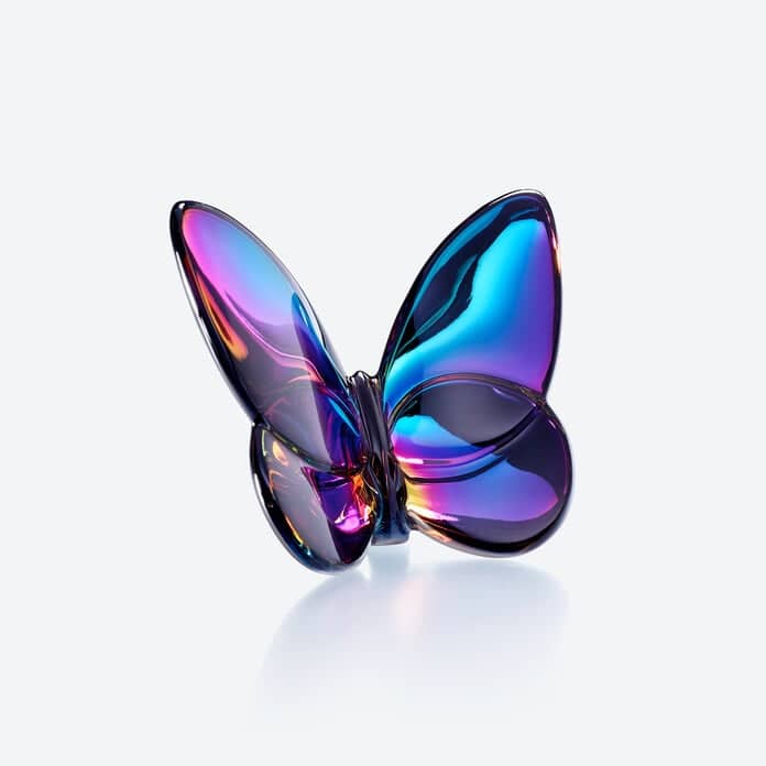 Baccarat Lucky Butterfly Blue Scarabee Crystal | Formfluent