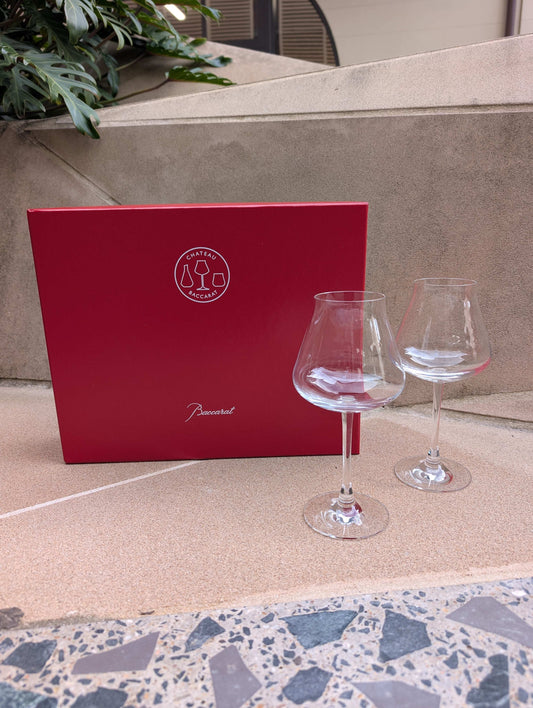 Baccarat Château Baccarat White and Red Wine Tasting Glasses Barware by Baccarat at FormFluent