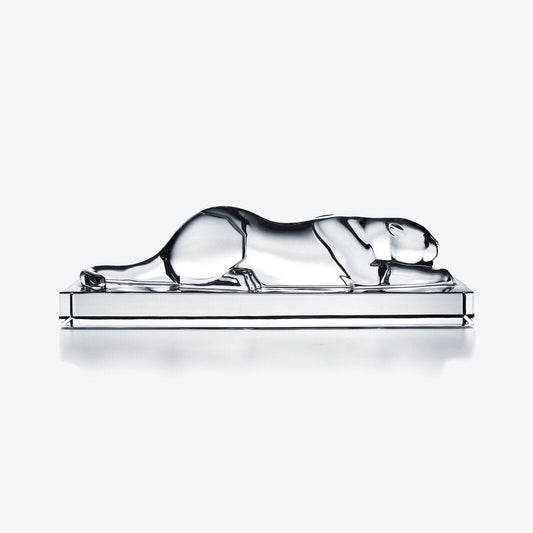 Buy Authentic Baccarat Baccarat Héritage Panther Sculpture Clear Crystal Sculpture - FormFluent Sydney Australia