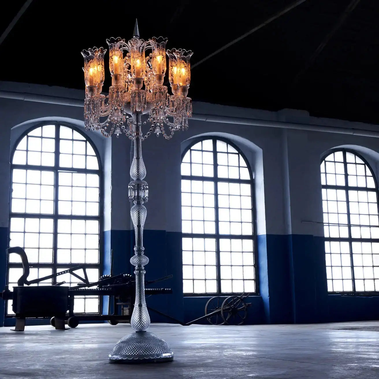 Baccarat Zénith Candelabra (12L) 12 Lights Floor Lamp Lighting by Baccarat at FormFluent