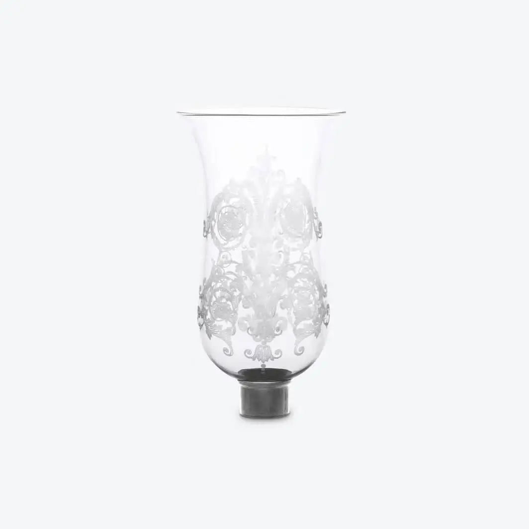 Baccarat Tulip Hurricane Shades Flat Top Acanthus (Set of 6) Lighting by Baccarat at FormFluent Sydney, Australia