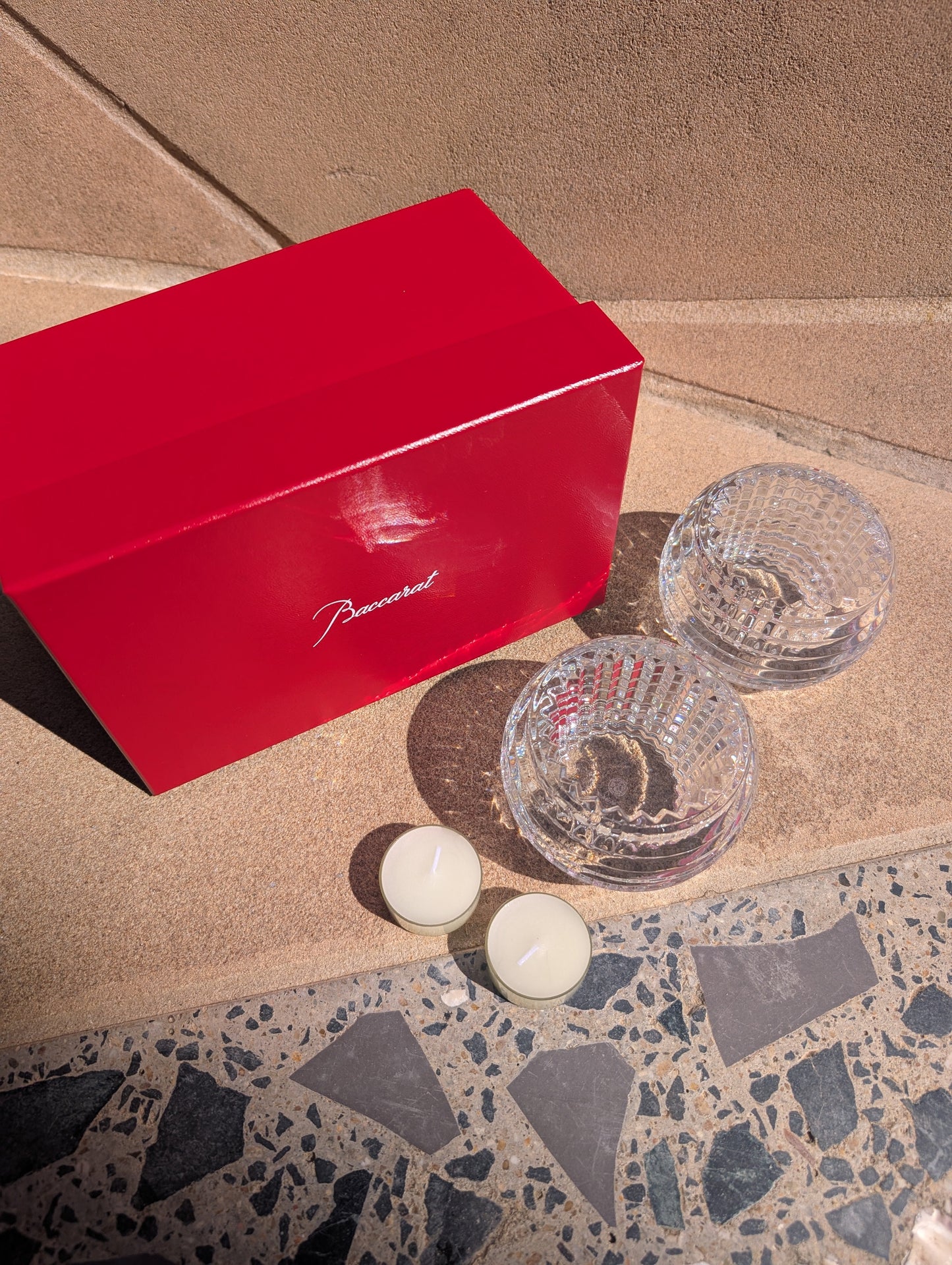 Buy Authentic Baccarat Baccarat Eye Votive Clear (Set of 2) - FormFluent Sydney Australia