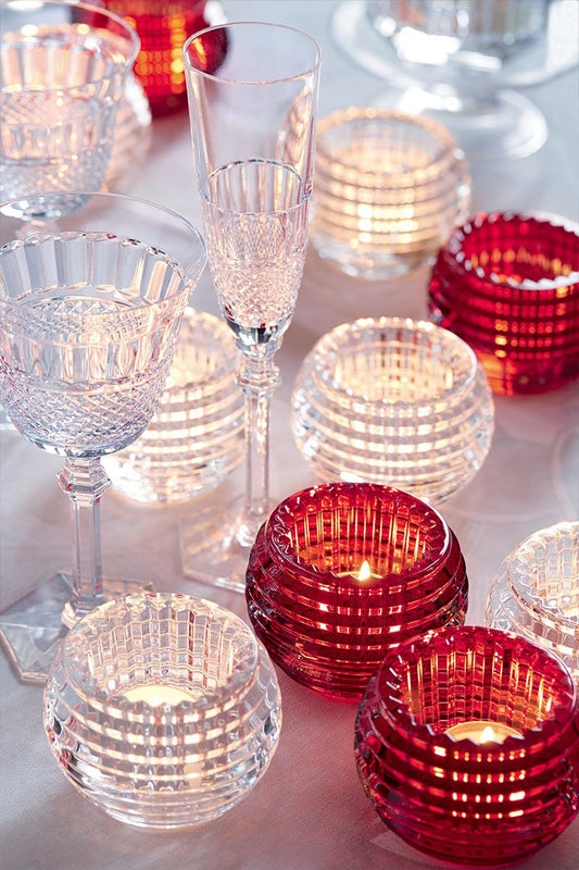 Baccarat Eye Votive Red (Set of 2) by Baccarat at FormFluent