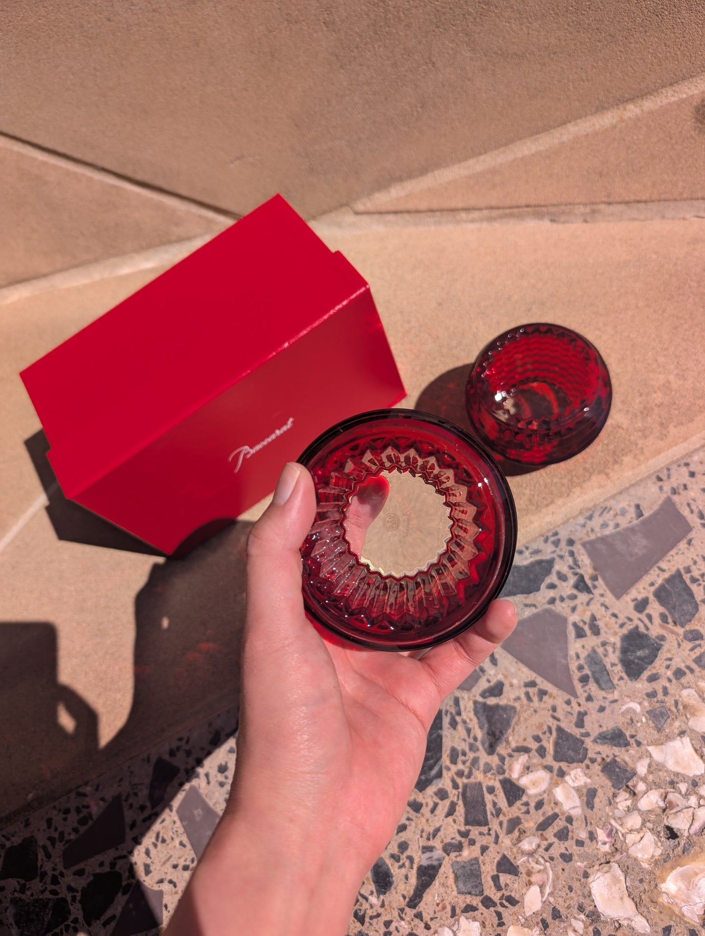 Buy Authentic Baccarat Baccarat Eye Votive Red (Set of 2) - FormFluent Sydney Australia