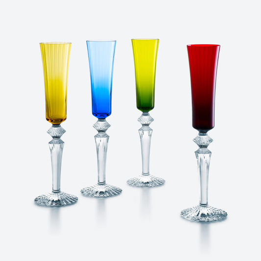Baccarat Mille Nuits Flutissimo Champagne Flutes Set (Set of 4) Barware by Baccarat at FormFluent