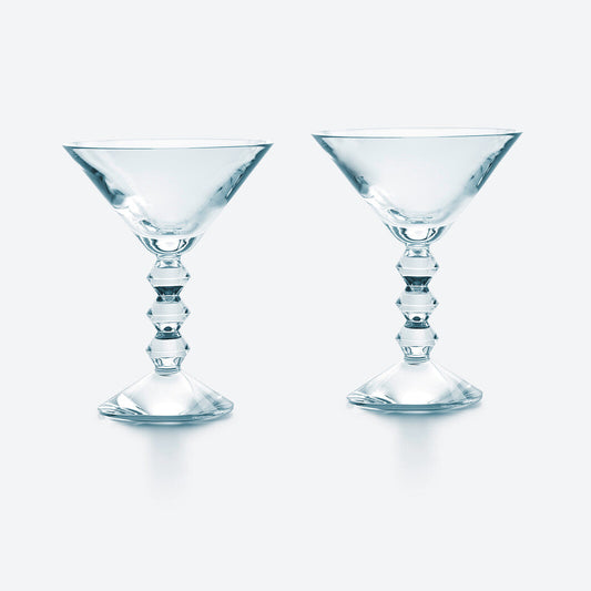 Buy Authentic Baccarat Baccarat Véga Martini Glasses (Set of 2) Barware - FormFluent Sydney Australia