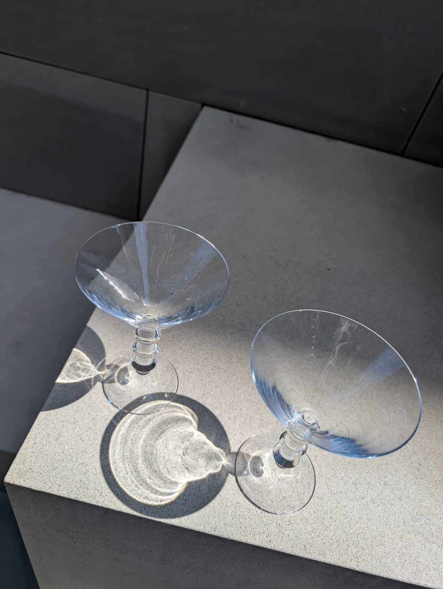 Baccarat Véga Martini Glasses (Set of 2) Barware by Baccarat at FormFluent Sydney, Australia