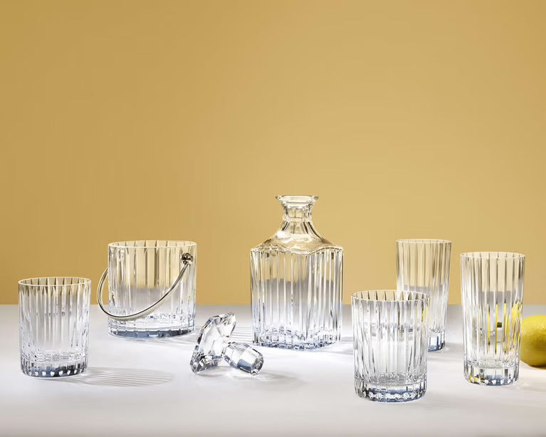 Baccarat Harmonie On The Rocks Tumblers and Ice Bucket Set