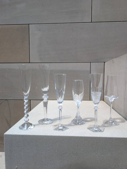Baccarat Bubble Box Champagne Flutes Set (6 glasses)