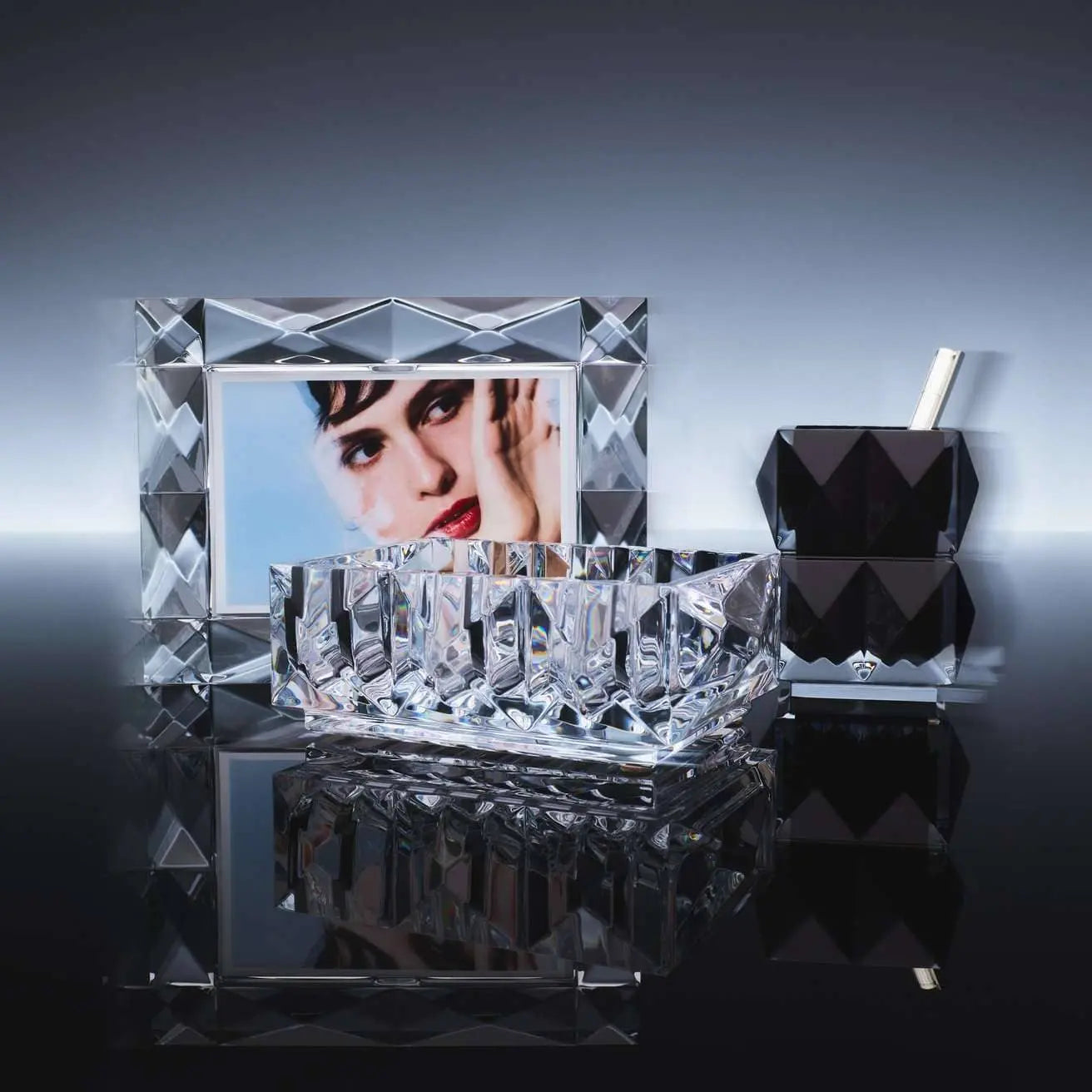 Baccarat Louxor Catch-all Change Tray Clear Crystal Bowl by Baccarat at FormFluent Sydney, Australia