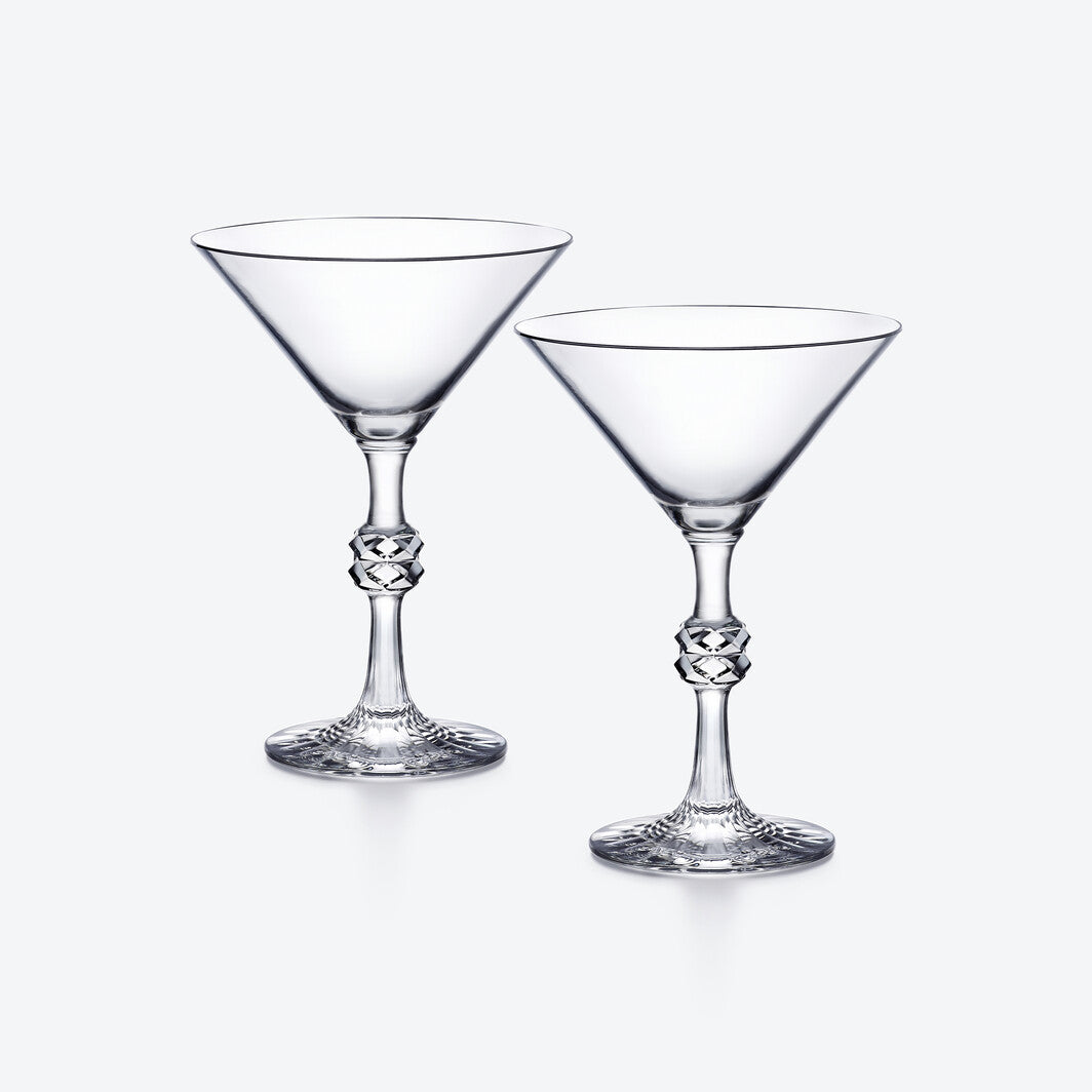 Buy Authentic Baccarat Baccarat Passion Collection by Jean-Charles Boisset Martini Glasses (Set of 2) Barware - FormFluent Sydney Australia