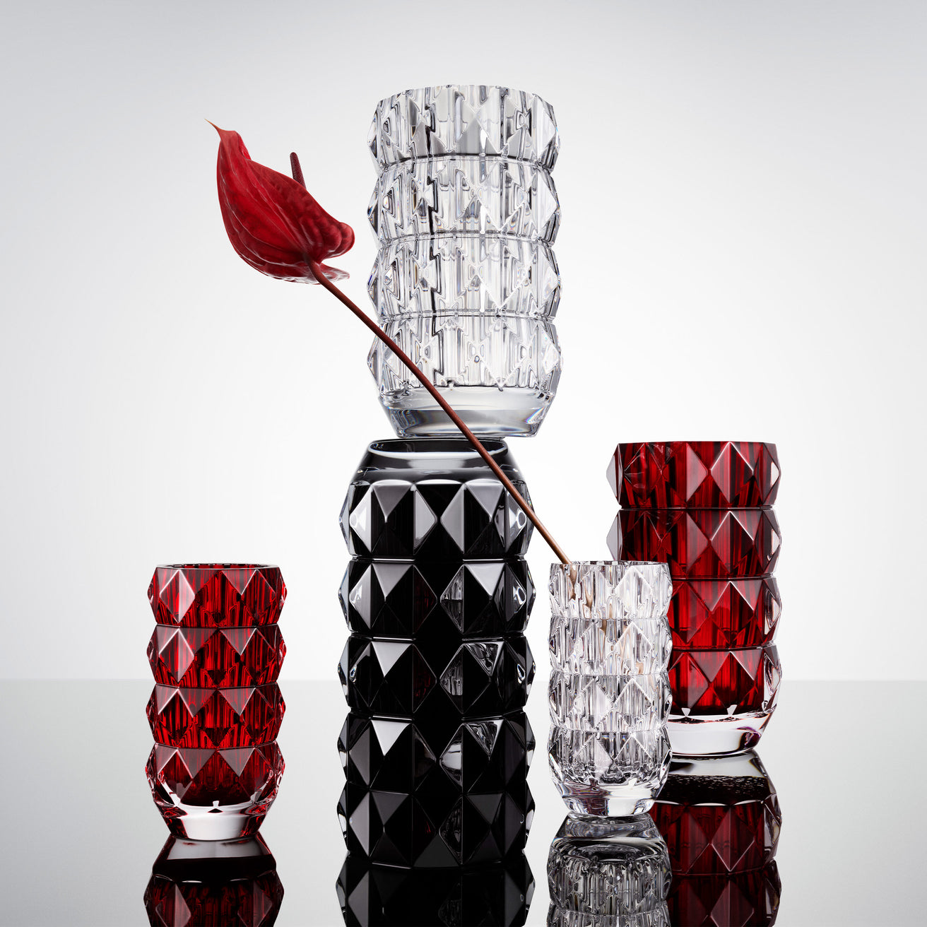 Baccarat Louxor Round Vase Small
