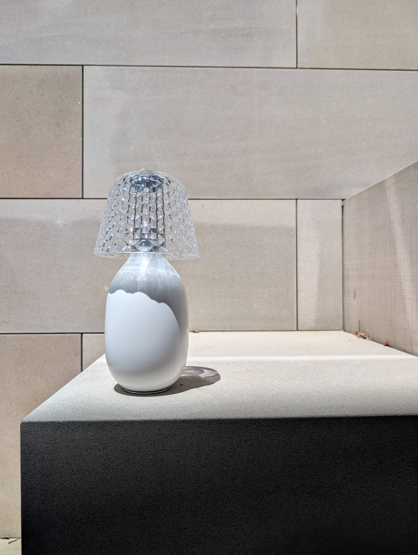 Baccarat Baby Candy Light Nomadic Cordless Table Lamp (White) Lighting by Baccarat at FormFluent Sydney, Australia