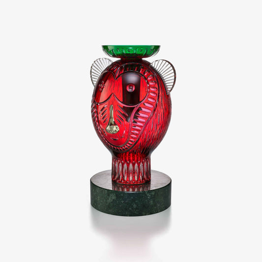 Baccarat Faunacrystopolis Monkey Sculpture Sculpture by Baccarat at FormFluent