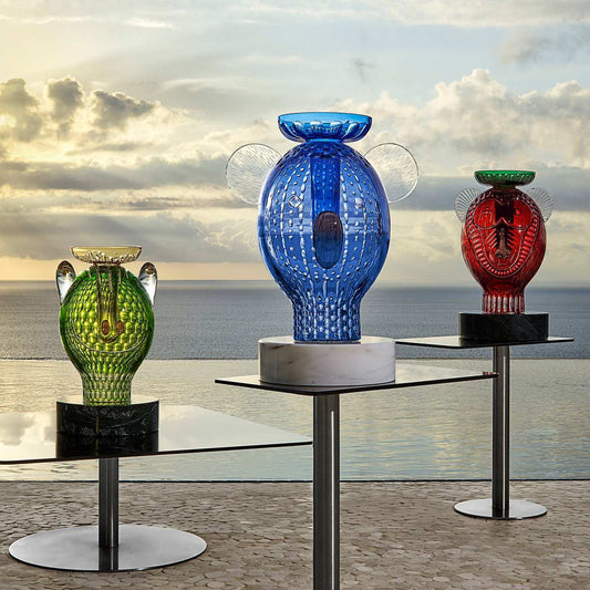 Baccarat Faunacrystopolis Frog Sculpture Sculpture by Baccarat at FormFluent