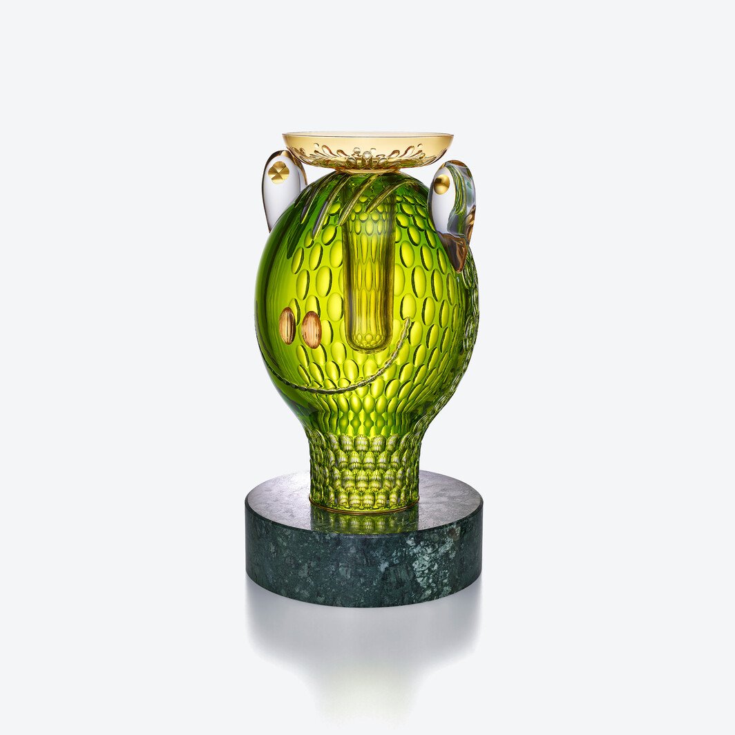Buy Authentic Baccarat Baccarat Faunacrystopolis Frog Sculpture Sculpture - FormFluent Sydney Australia