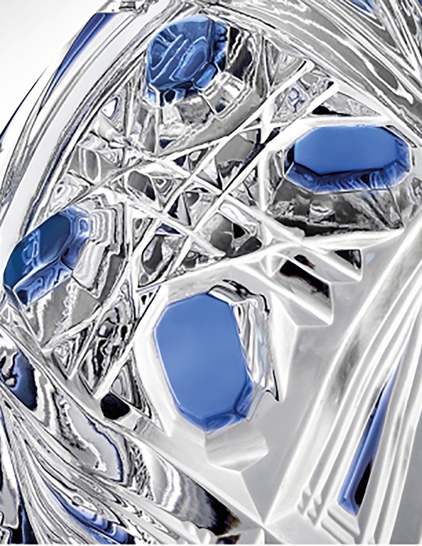 Baccarat Coupe Flammes Midnight Blue Limited Edition - Haute Couture