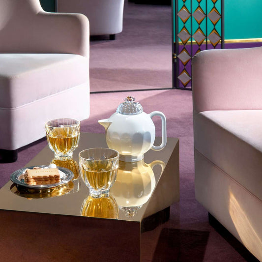 Baccarat Harcourt Faunacrystopolis Tea Set Barware by Baccarat at FormFluent