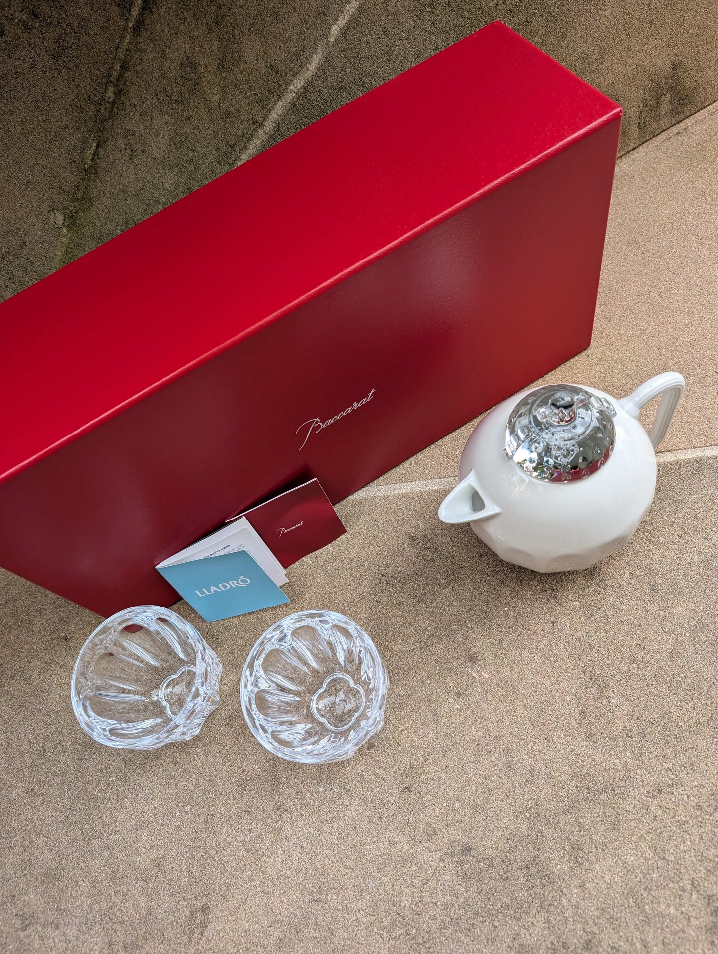 Baccarat Harcourt Faunacrystopolis Tea Set Barware by Baccarat at FormFluent