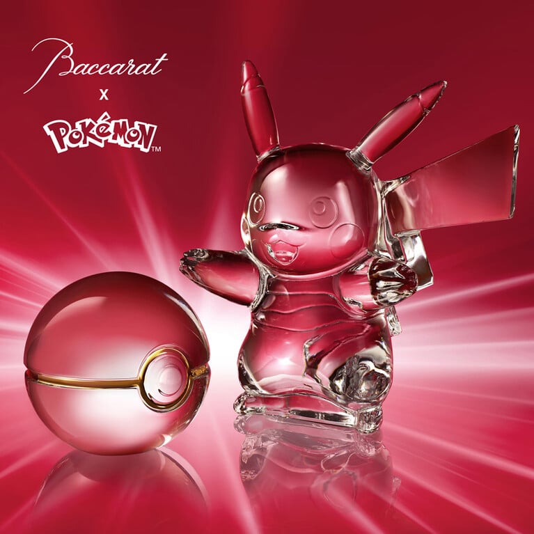 Baccarat Official Pokémon Pikachu Figurine Nintendo