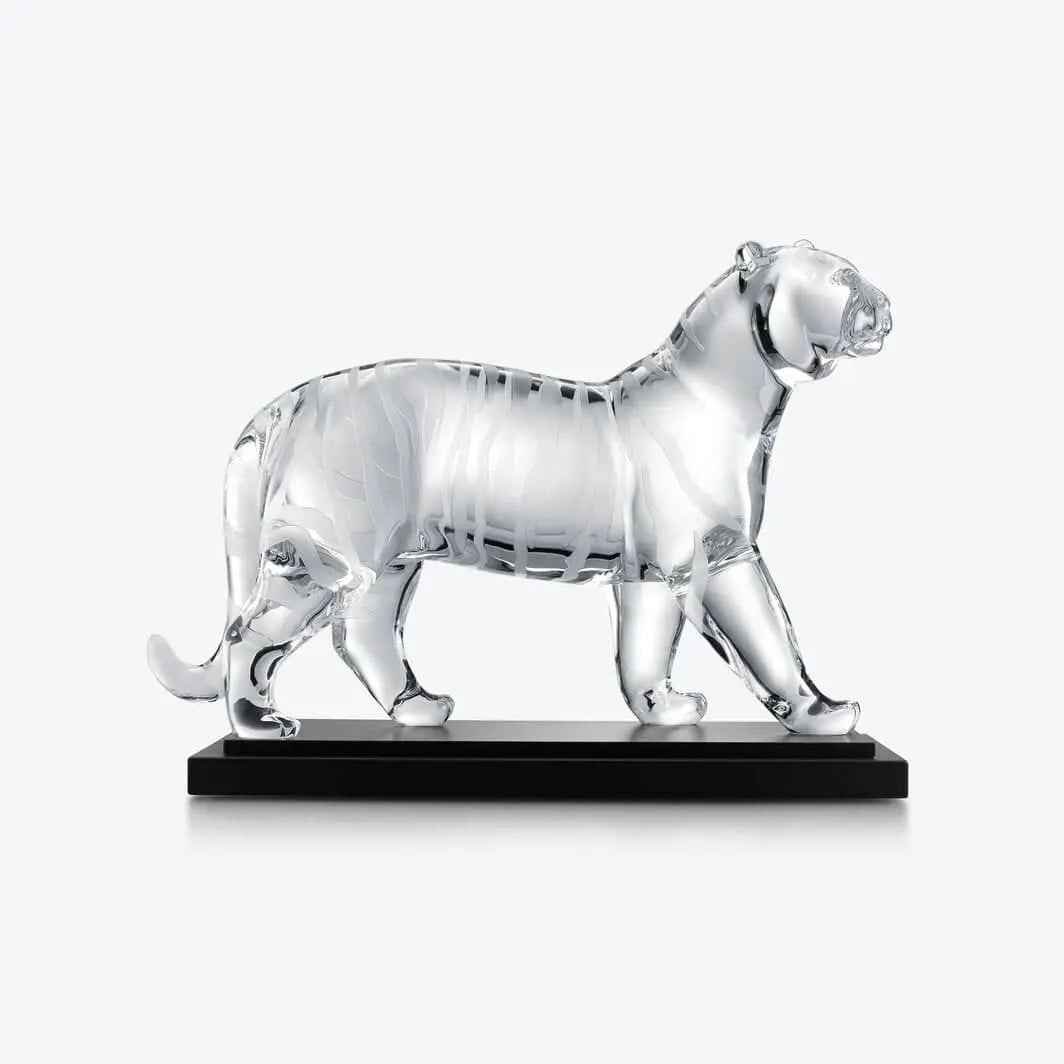 Baccarat Royal Tiger Sculpture Limited Edition Sculpture by Baccarat at FormFluent Sydney, Australia