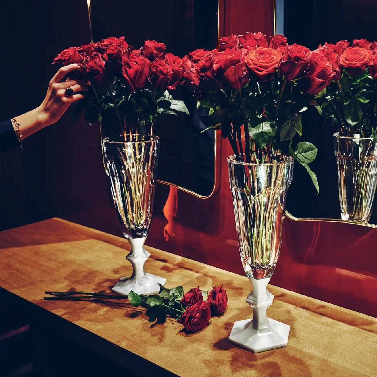 Baccarat Harcourt Flutissimo Vase Vase by Baccarat at FormFluent Sydney, Australia