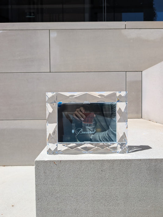 Baccarat Louxor Horizontal Photo Frame by Baccarat at FormFluent