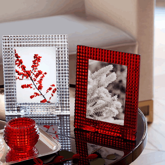 Baccarat Eye Photo Frame Clear Crystal Glassware by Baccarat at FormFluent