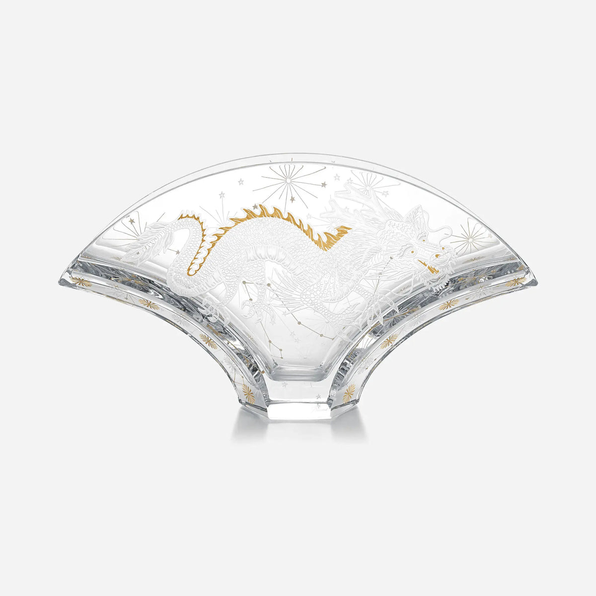 Baccarat Ginkgo Céleste Dragon Vase - Limited Edition Vase by Baccarat at FormFluent Sydney, Australia