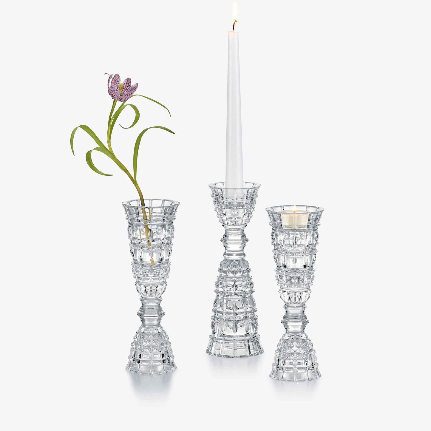 Buy Authentic Baccarat Baccarat New Antique Mirage Dual Candlestick Barware - FormFluent Sydney Australia