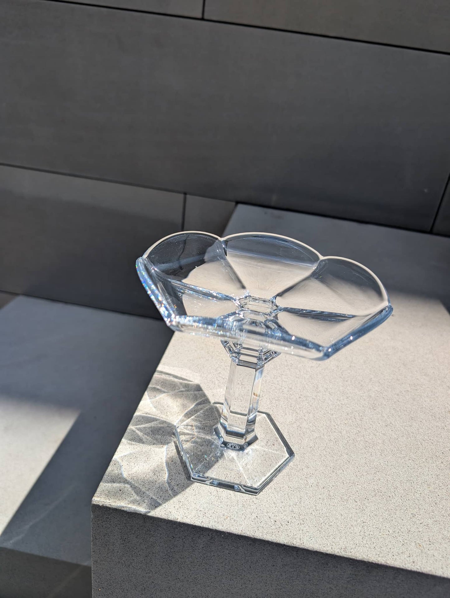 Baccarat Harcourt Tulipe / Tulip Plate Serving Bowl by Baccarat at FormFluent Sydney, Australia