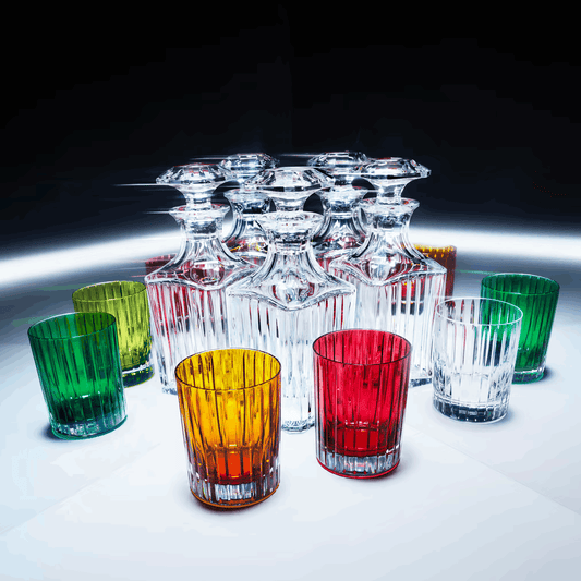 Baccarat Harmonie Tumblers Colors of Joy Intense Set (Set of 4) Barware by Baccarat at FormFluent