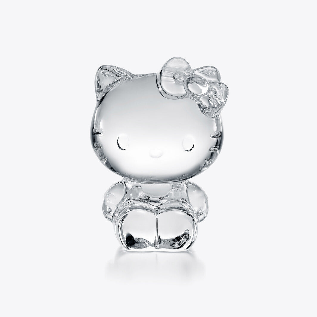 Baccarat Crystal Hello Kitty figurine sanrio front FormFluent Sydney Australia