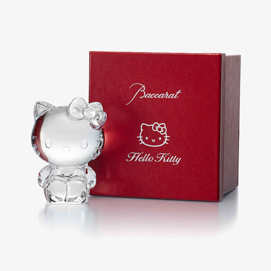 Baccarat Crystal Hello Kitty Figurine by Baccarat at FormFluent