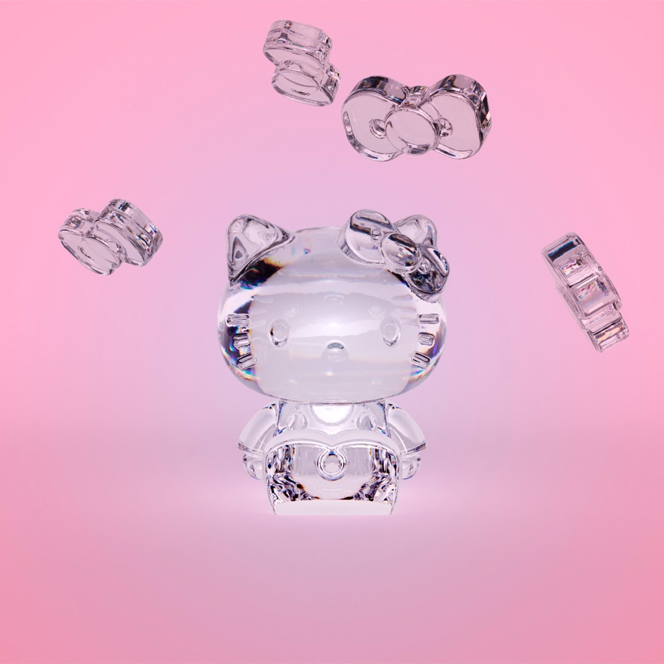 Baccarat Crystal Hello Kitty Figurine lifestyle FormFluent Sydney Australia