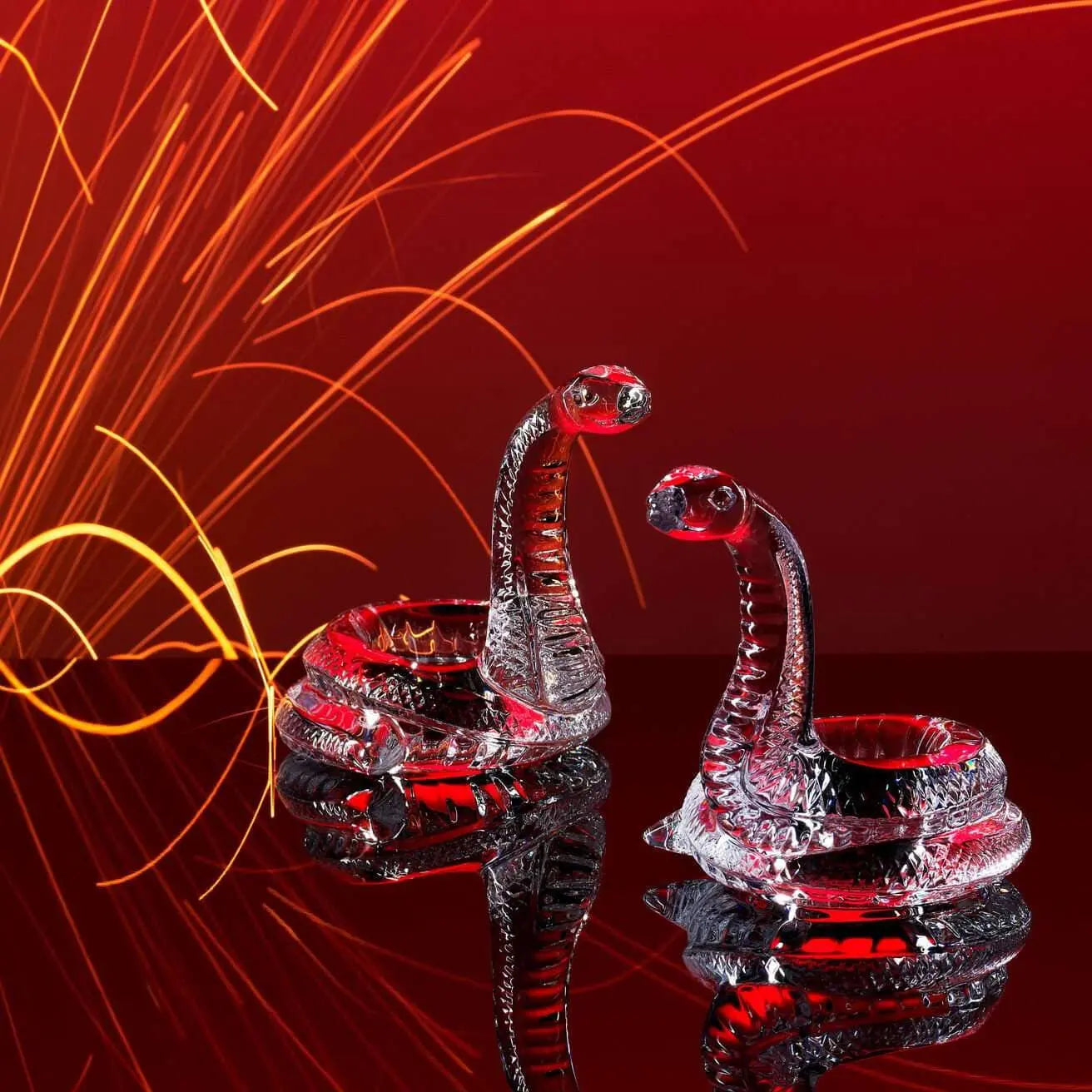 Baccarat Zodiaque Snake 2025 Sculpture by Baccarat at FormFluent Sydney, Australia