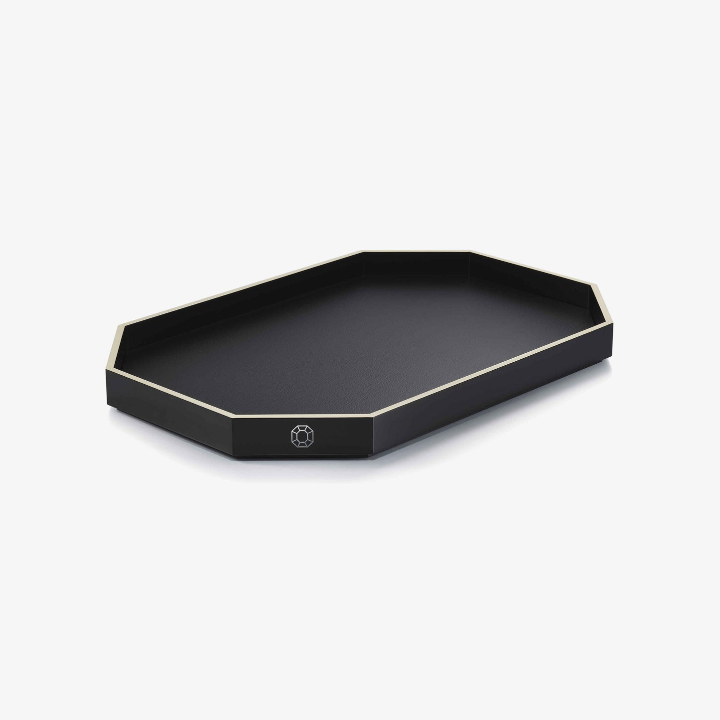 Baccarat Baccarat Lacquer Octogone Tray Black (S/M/L) - FormFluent Sydney Australia