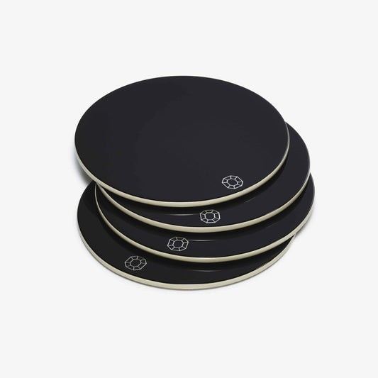 Baccarat Octogone Coasters (Set of 4) by Baccarat at FormFluent