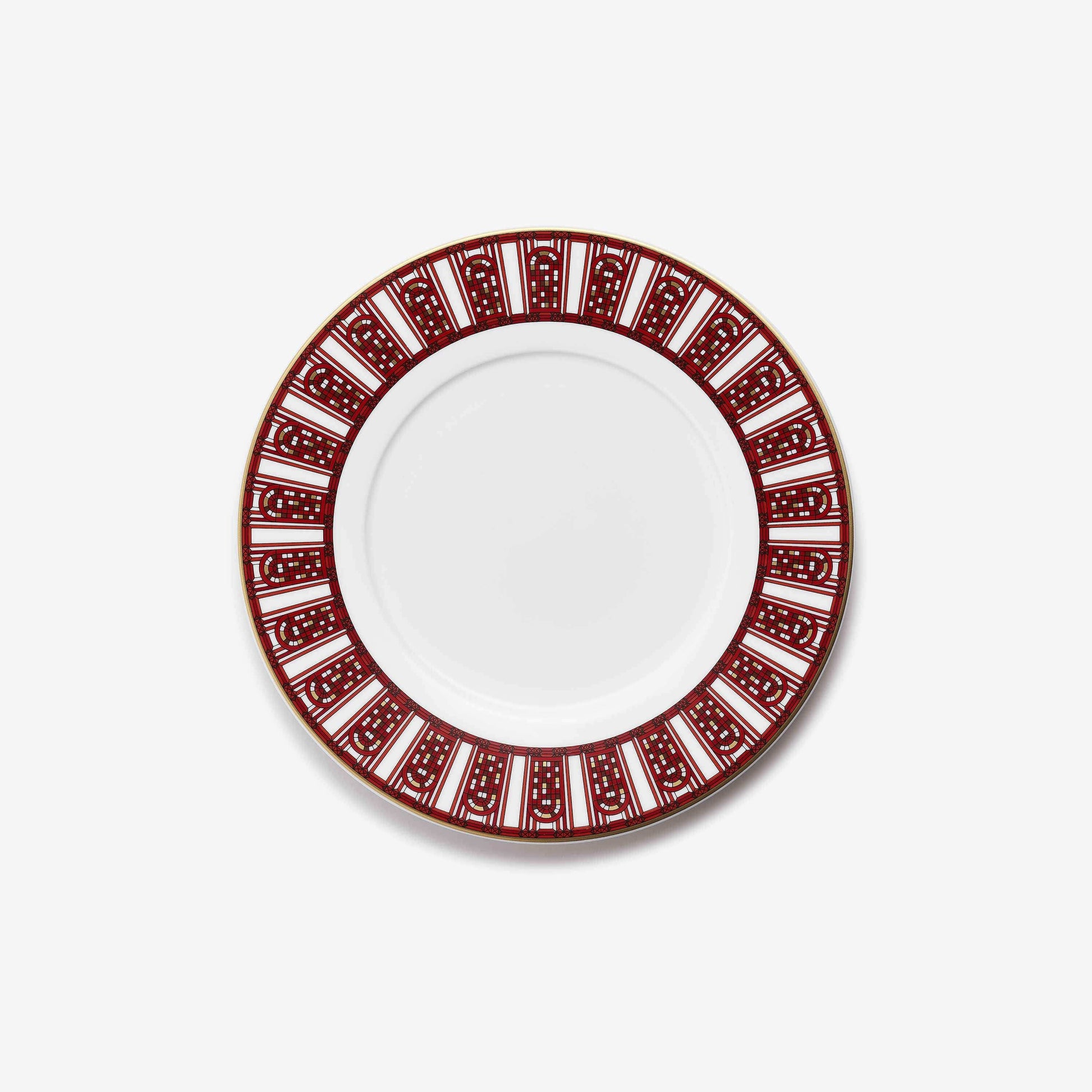 Baccarat Baccarat Arcadia Red Dessert Plates (Set of 2)  - FormFluent Sydney Australia