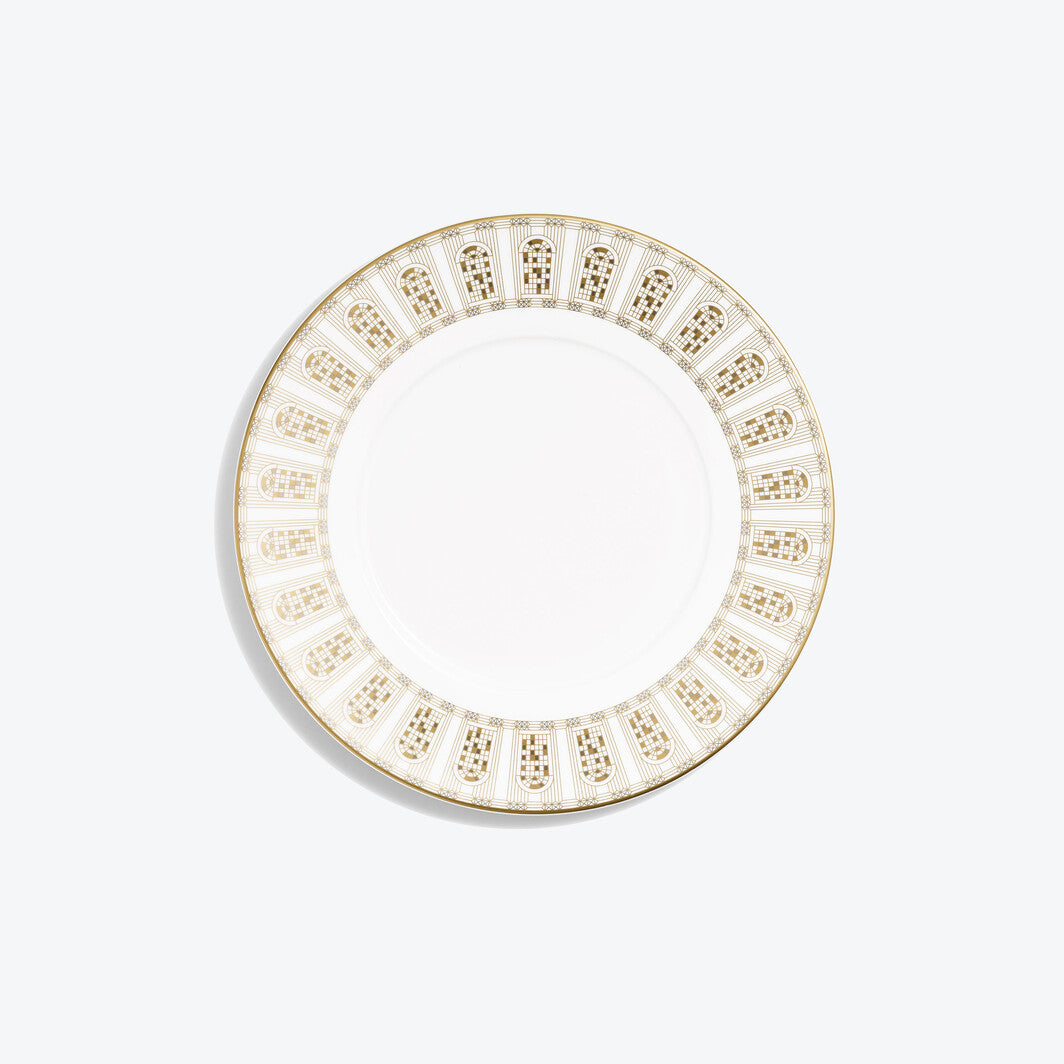 Buy Authentic Baccarat Baccarat Arcadia Gold & Platinum Dessert Plates (Set of 2)  - FormFluent Sydney Australia