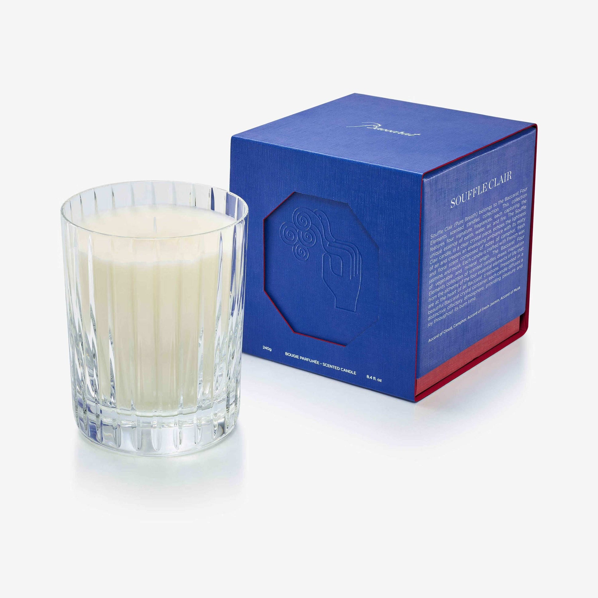 Baccarat 4 Elements Scented Candle Souffle Clair